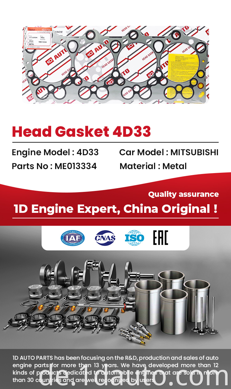 Head Gasket Set for MITSUBISHI